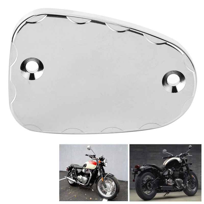 Front Brake Upper Fluid Reservoir Cap Cover Aluminum Alloy Fit