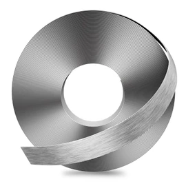 GSCIT Club Grey Silver Edge Banding, 3/4 Inch x 25ft Aluminum Brushed Edge Banding PVC Edge Trim for Cabinet Repair Furniture