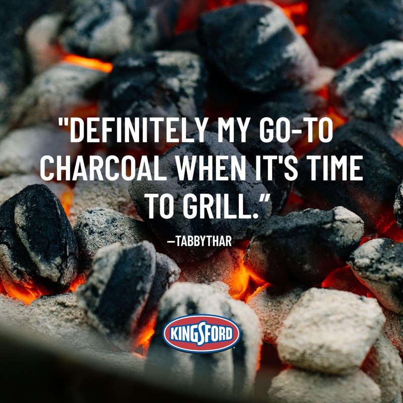 Kingsford Original Charcoal Briquettes, BBQ Charcoal for Grilling, 4 Pounds