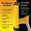 Sticky Fly Stick (2 Pack), Fly Stick for Mosquitoes, Sticky