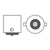 BREHMA 10x R10W 12V Ball Lamp BA15s 12 Volt 10