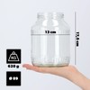 KADAX Preserving Jars 1.7 L with fi89 Screw Lid, Large