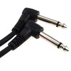 kenable 6.35mm 90 Degree Right Angle Jack Audio Mono Guitar