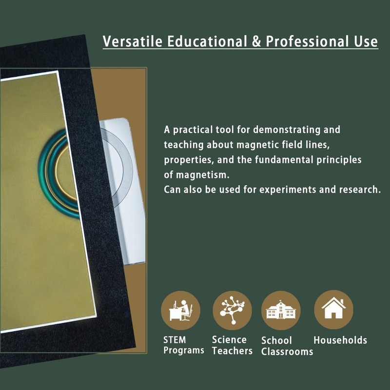 2 x 4 Inch Magnetic Field Viewing Film, Magnetic Field