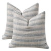 AMAROTI Throw Pillow Covers 18x18 Set of 2 Striped Pillow