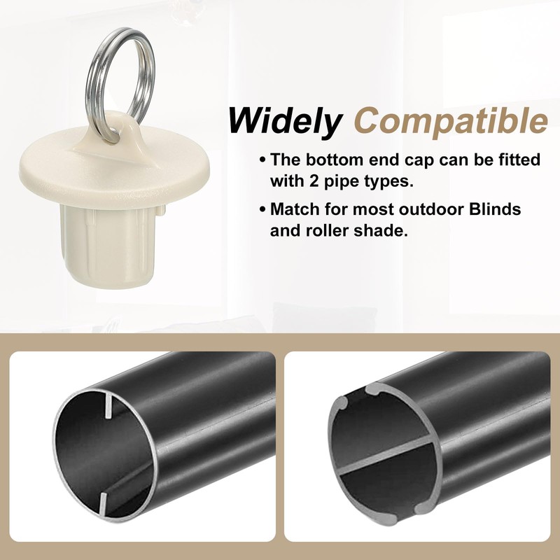 sourcing map 10Pcs Roller Shades End Cap Cover, Sun Shades