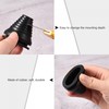 sourcing map Rubber Grommet Mount Dia 35 mm Conical for