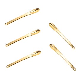 TOVINANNA Sets Cosmetic Spatulas for Men Face Spoons Mini Eye Scoop Zinc Alloy Skincare Massage Tool Compact Pcs