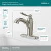 Peerless P1565LF-BN Elmhurst Handle Bath Faucet Single Hole, Brushed Nickel