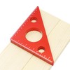 WEITARI Aluminum Alloy Triangle Ruler,45 Degree Angle Ruler,Carpentry Squares,Precision Woodworking