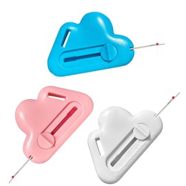 2-in-1 Magnetic Seam Guide Set with Seam Ripper & Sewing Guide - Multi-Functional Sewing Guide with 4cm Scale, Universal Magnetic Seam Guide for Sewing Machine Accessories (Blue, White, Pink)