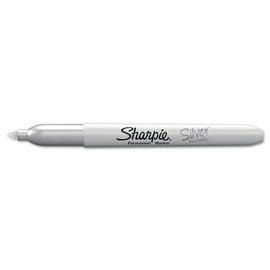 Sharpie 39100 Metallic Permanent Marker Metallic Silver Dozen