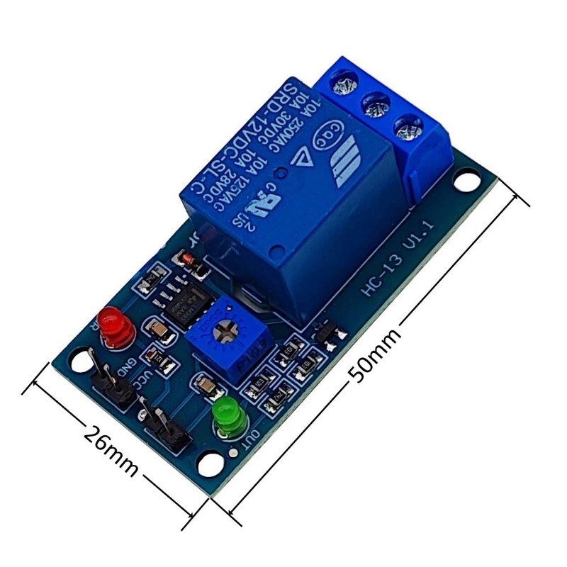 Haldzemo DC12V Raindrops Module Rain Drops Detection Sensor Adjustable Controller