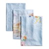 Maison d' Hermine Ibiza-Blue 100% Cotton Set of 3 Multi-Purpose