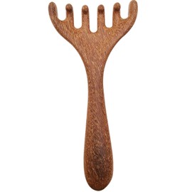 BINCKIN Wooden Scalp Massager Comb, Natural Sandalwood Wide Tooth Hair Combs for Women Men