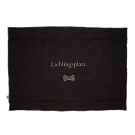 David Fussenegger 'Lieblingsplatz' Dog Mat 80 x 120 cm Anthracite / Grey