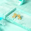 Tokidoki Unicorno Stud Earrings, 14K Plated with CZ Crystal Accents