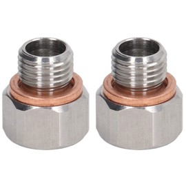 Metric Fitting Adapter 1/8in NPT Female to M12x1.25 Male Aluminium Alloy Fitting for Automobiles