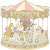 HGHG New Carousel Swaddles Soft Baby Muslin Swaddle Blanket (Carousel