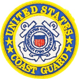 COAST GUARD LOGO (03) III Embroidered Shoulder Patch (3") (0671)