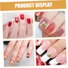 SUPVOX 12pcs Alloy Bee Nail Charms Cute DIY Nail Art