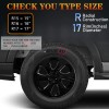 Mayello For 2019-2024 Toyota RAV4 17" GLOSS BLACK Hubcaps Wheel