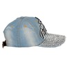 TOP HEADWEAR Bride Studded Shiny Hat - Women's Denim Rhinestone