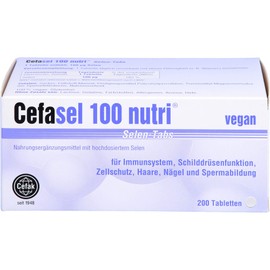 Cefasel 100 nutri Selen-Tabs, 200 pcs tablets