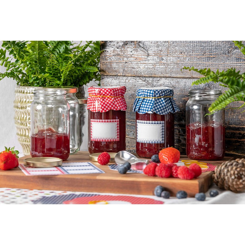 Tala Everyday Gingham Preserving Label Set