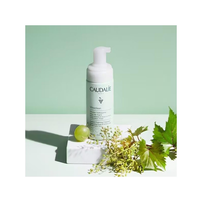 Caudalie Vinoclean Espuma Facial Limpiadora Limpiador Diario Que Limpia Suaviza