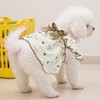 CuteBone Cotton Dog Dress Bear with Leash Ring & Sleeve