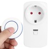 Household Appliances Controller 2-Way Wireless Power Outlet Remote Control SocketBlue