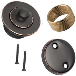 Lift & Turn Style Conversion Kit Bathtub Tub Drain Assembly, All Brass Construction (Oil Rubbed Brown)