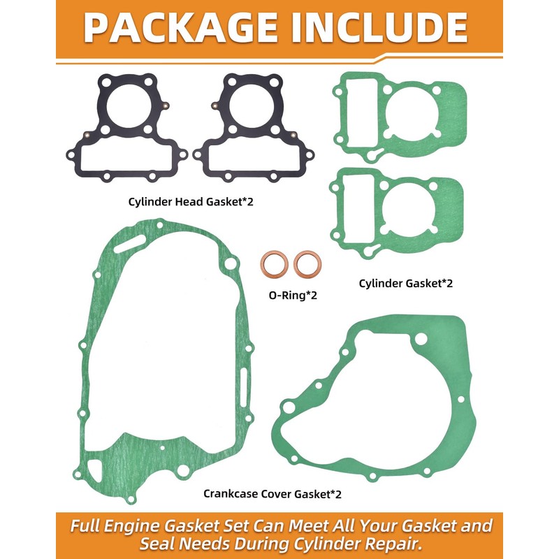 XYRVICT Full Engine Gasket Set Complete Rebuild Kit Cylinder Head