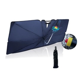 Persevere 2024 Improved Car Sun Shade C-HR Windshield Sunshade 10 Series 50 Series H28.12 - Current Umbrella Type Folding Opening Design Handle Can Be Used As An Escape Hammer Handle Does Not Damage