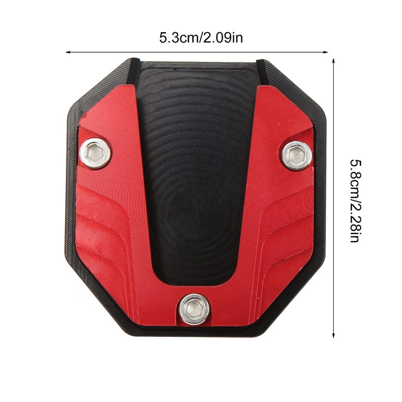 EIMSOAH Motorcycle Side Stand Plate Pad, High Strength Kickstand Pad