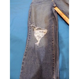 Wild Fable Medium Blue Jeans Sz 4 Women's Super High Rise Distressed Baggy Jeans