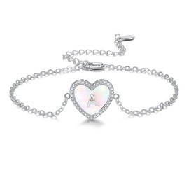 REDSUN Women's Bracelet 925 Sterling Silver Angel Wings / Tree of Life / Daisies / Dolphin / Cats / Heart Butterfly / Celtic Knot Bracelet Adjustable Bracelet 7 + 2 Inches for Girls Girlfriend Wife