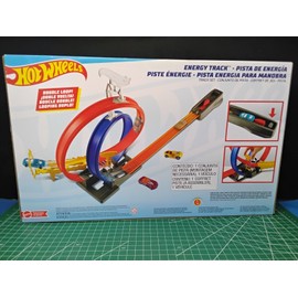 Hot Wheels Action Energy Track Set Power Loops w/ 1 Car