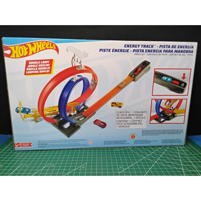 Hot Wheels Action Energy Track Set Power Loops w/ 1