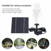 Solar Water Pump Kit, Solar Powered Water Fountain Pump with