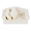 NOLITOY Miniature Dollhouse Sofa with Plush and Removable Cushions Realistic