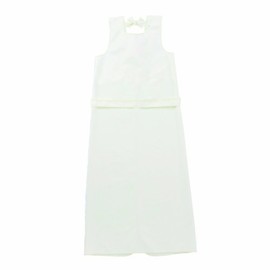 Bath Assistance Apron (String Type), White, L