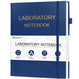 Lab Notebook - Chemistry Laboratory Notebook for Student, Professional Engineering Paper Notebooks for Work 8.5" X 11", Grid Notebook Quad Ruled Science Lab Book for Graphing - Blue