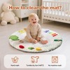 Macabaka Montessori Baby Play Mat for Early Learning, Tummy Time