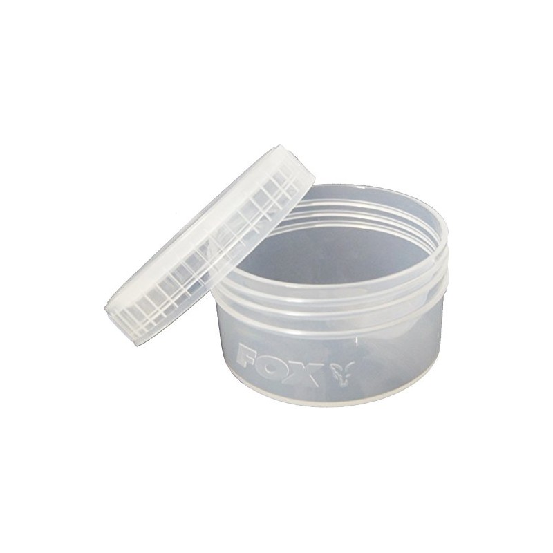 Fox Bait Tubs Half Size Clear - 6 Köderdosen für