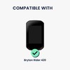 kwmobile 2 x Bicycle GPS Screen Protector Compatible with Bryton