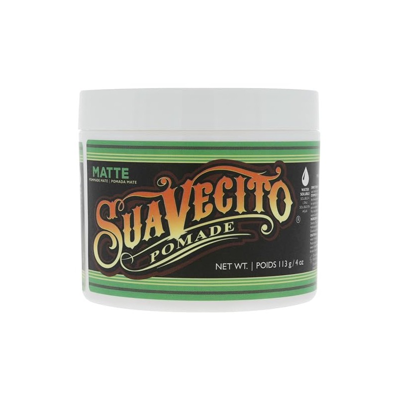 Suavecito 2 Piece Pomade, Matte, 8 Ounce
