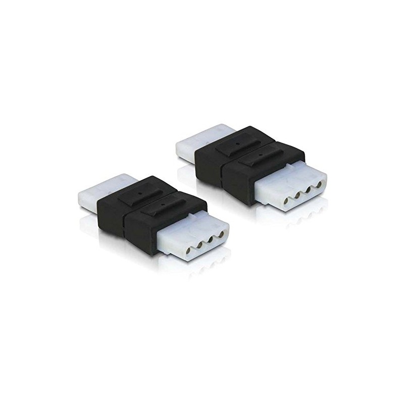 DeLOCK Adaptor Power 4pin 13.3 cm 5.25 ” female/female