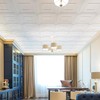 STICKGOO PVC Ceiling Tiles, 2'x2' Glue Up Ceiling Panel Popcorn